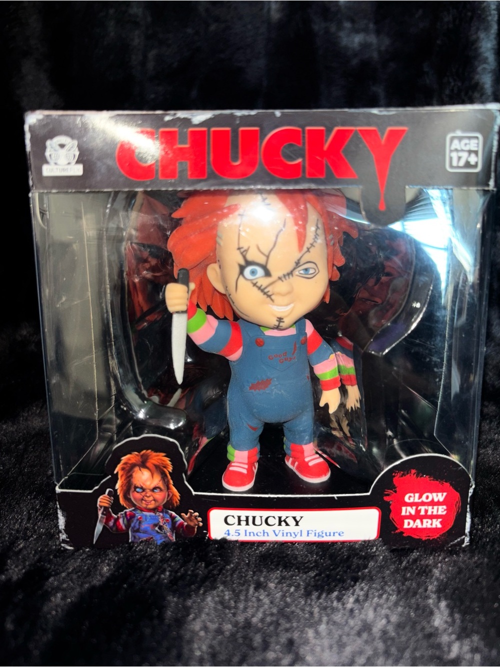 4.5" Glow-in-the-Dark Vinyl Figure - Red Hair